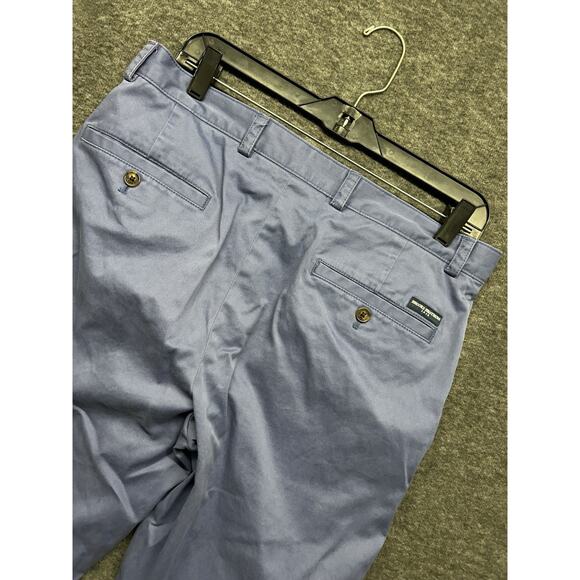 Brooks Brothers Advantage Chino‎ Clark Fit Pants Mens 32x30 Blue Preppy Straight - Picture 4 of 7